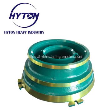 component parts mantle bowl liner of high manganese steel suit gp300 metso nordberg cone crusher