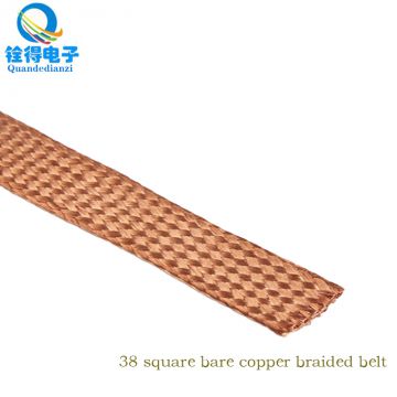 We can supply 38 square bare copper braid with special copper braid soft connection for high and low voltage electrical appliances
