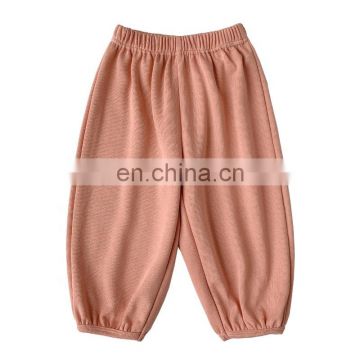C1055/Fresh fashion colorful baby girls long cotton pants boutique spring girls clothing