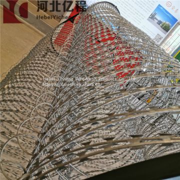 2020 Low price High Quality Hot galvanized Razor Barbed Wire,Concertina Razor Wire Real Factory
