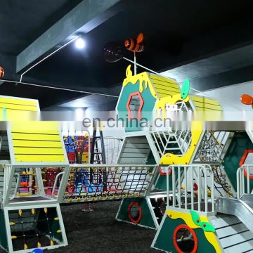 TONGYAO Outdoor Children PE Board Playground slide With Climbing Wall