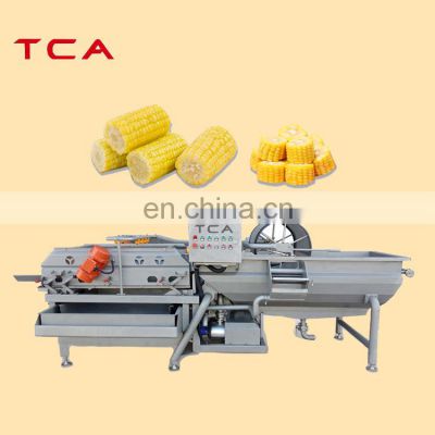 Fully Automatic Vortex Fruit And Vegetable Cutting Washing And Drying Machine