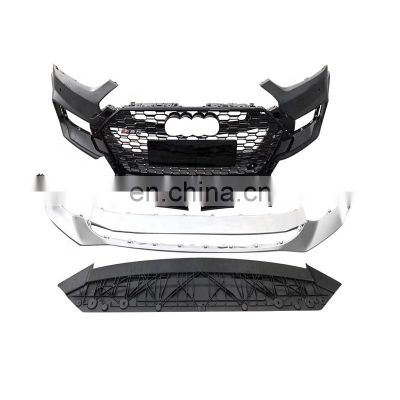 car bodikits RS5 front bumper for Audi A5 S5 B9 high quality factory price bodykit with bumper grill 2017 2018 2019