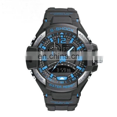 SMAEL 1516 Sport Waterproof Dual Time Wristwatch LED Digital S Shock Men's Watch reloj hombre relogio