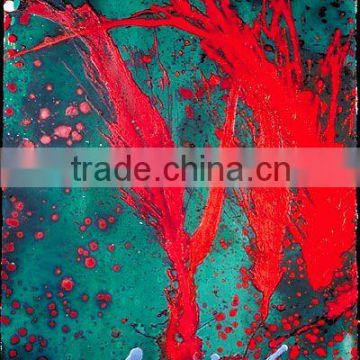 Modern Abstract Decoration Hanging Glass Painting