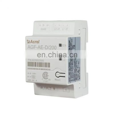 Acrel AGF-AE-D solar pv energy meter plastic enclosure Single phase 2 channel 3 wire