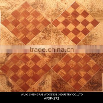 classical water-proof laminated engineered art parquet wood flooring with factory direct