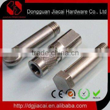 Supply the high -precision znic plated Iron turning shaft used for stirring mane