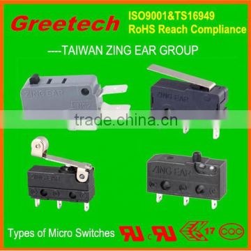 electrical switches, types of micro switches, zing ear china supplier
