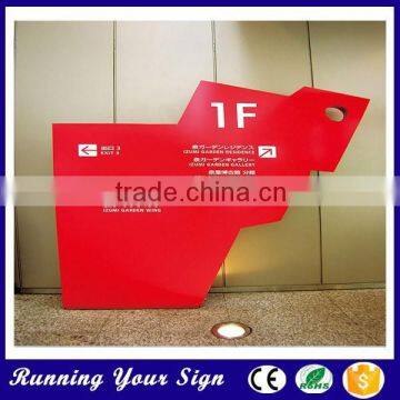 Best Quality Indoor Red Floor Advertising Signs