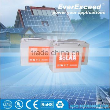 EverExceed high quality rechargeable solar Gel Batteries 12V ES20-12G