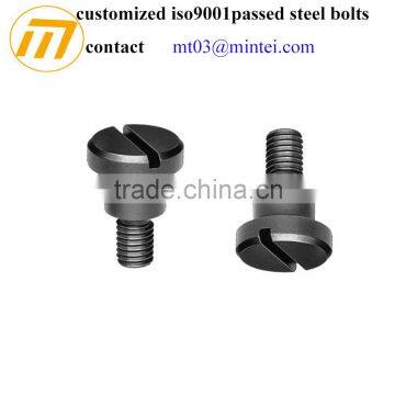 customized iso9001passed carbon steel bolts