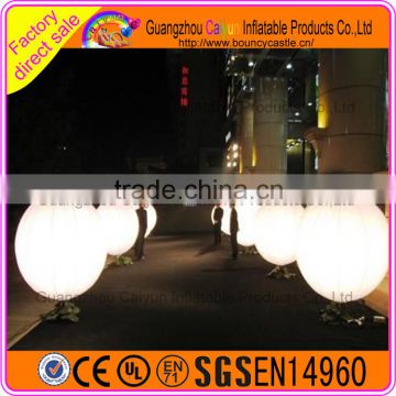 LED Inflatable Hanging Ball/inflatable led sphere balloon for decorations