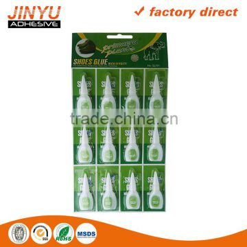 Jinyu factory price safe quick dry environmental strong viscosity plastic bottle 3g super glue 502