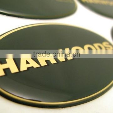 Screen printed automotive company logo badges with resin dome finish (M-EP311)                        
                                                Quality Choice