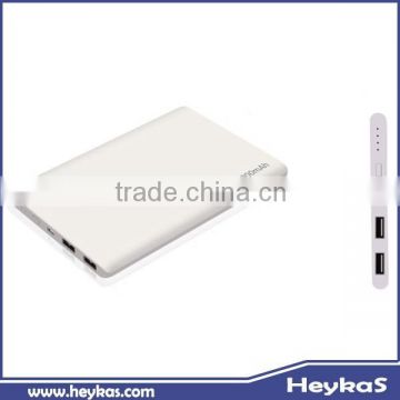 utral slim 10000mah dual USB output fast charge power bank