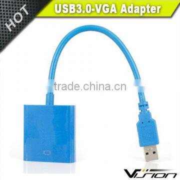 USB 3.0 to VGA Video Graphic Card Display External Cable Adapter for PC Laptop Windows 7/8
