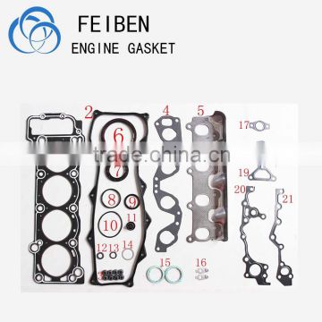 1RZ High Quality Car Accessories Engine Parts Full Gasket Set Cylinder Head Engine Gasket Set For HIACE 04111-75011