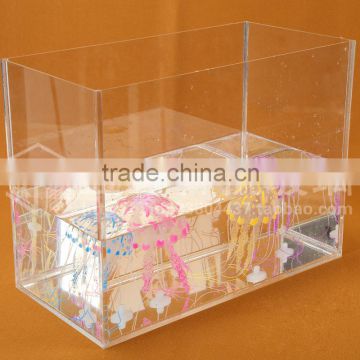Acrylic Material Transparency Acrylic Fish Tank With Divider Acrylic Fish Bowl Acrylic Fish Tank