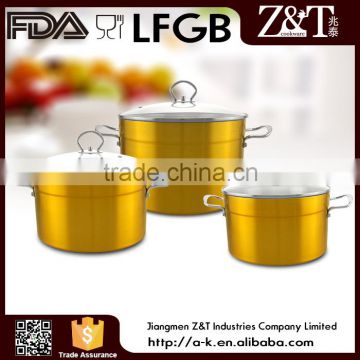 New product commercial aluminum golden kitchen cookware