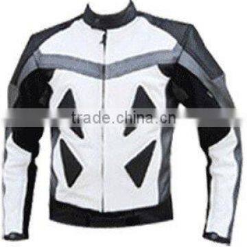 DL-1208 Leather Racing Jacket