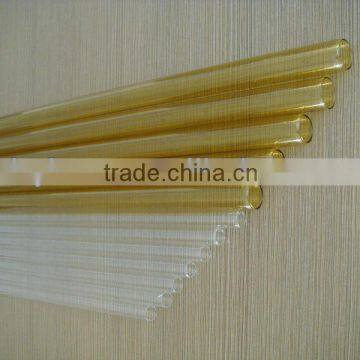 Amber pharmaceutical glass tube