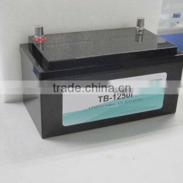 12V50AH storage battery with lifepo4 technology