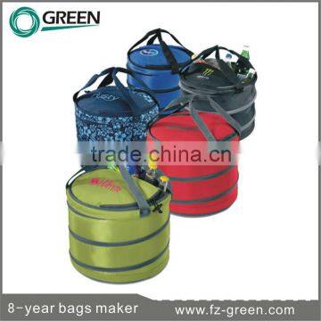 600D 2015 Insulated round cooler bag for frozen food