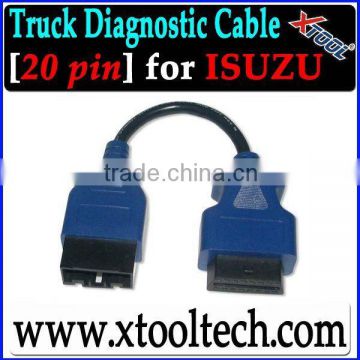 Hot Sale!!! Isuzu Truck Cable 20 pin /Isuzu truck diagnostic cable