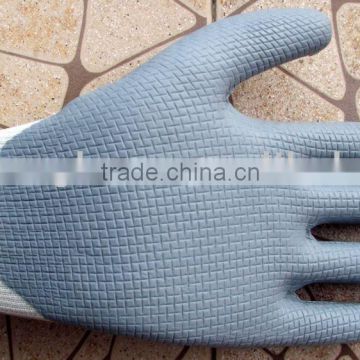 foam nitrile coated with grip pattern