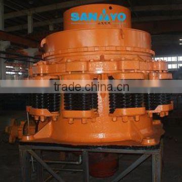 SANYYO spring cone crusher for gold mining machine with CE ISO SGS GOST