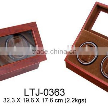 Handmade lacquer glass lid watch boxes cases