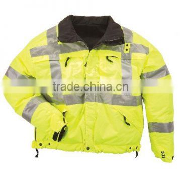 Hi Vis Waterproof Rain Jacket, safety work jacket, Police Jackets