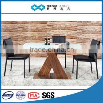 TB Tempered glass easy dining table with chair 12 seater dining table