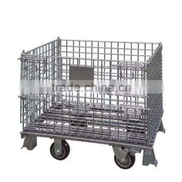 Foldable galvanized Widely used in many areas hot sale Steel metal wire mesh cage