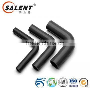 4'' 102mm high temperature reinforced automotive black elbow 90 degree silicone