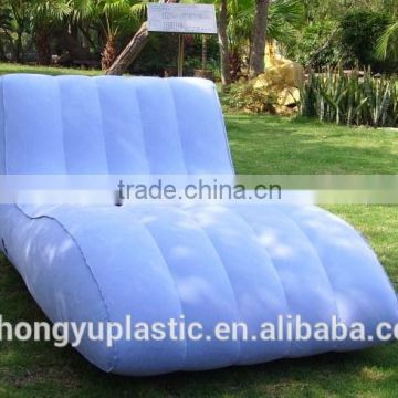 Inflatable Relax Sofa Flocked Air Lounge