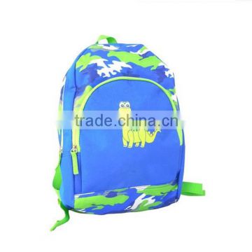 China product new style schoolbag funky canvas dinosaur backpack