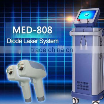 Salon 2015 Diode Laser 808nm Permanent Hair Removal 0-150J/cm2 Machine Women Diode Laser For Hair Removal Painless Portable 10.4 Inch Screen