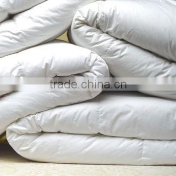 Wholesale high quality king size white feather and down duvet bed comforters