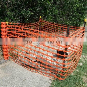 We exports orange safety fencing to Europe and America
