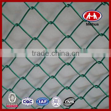 Hot sales!!Low price 8 gauge black chain link fence for baseball fields from factory/used chain link fence