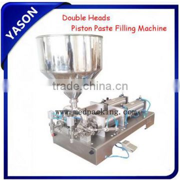 Semi-Automatic Honey Stick Filling Machine,Stainless Steel Piston Double Heads Paste Filling Machine