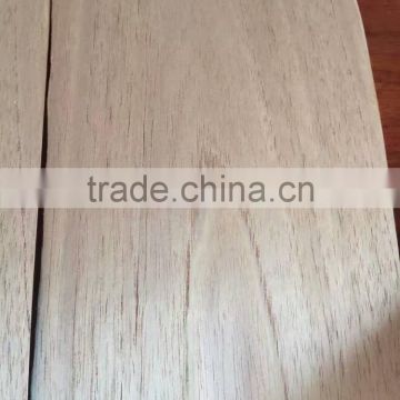 laminated wood paulownia veneer for furniture wall hotel decoration