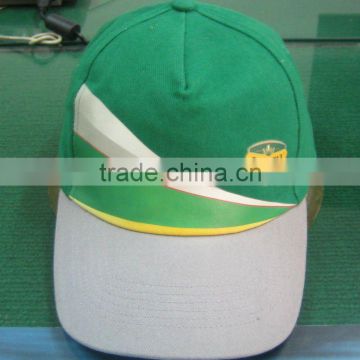 100% cotton thermal transfer printing 5 panel plain baseball cap