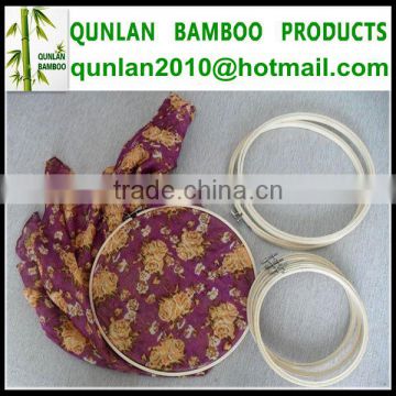 3''-12'' Bamboo Handicraft Cross Stitch Embroidery Hoop