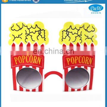 Funny Popcorn Shape Glitter Party Sunglasses