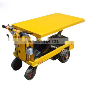 High quality agricultural electric flat lift transporter cart for sale