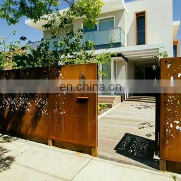 modern designs wrought iron main gate for backyard