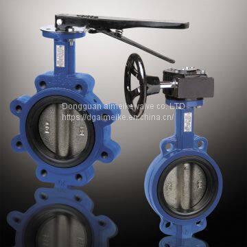 Water Ductile Iron Butterfly Valve With O-ring Closed / Opened 4320G PN16